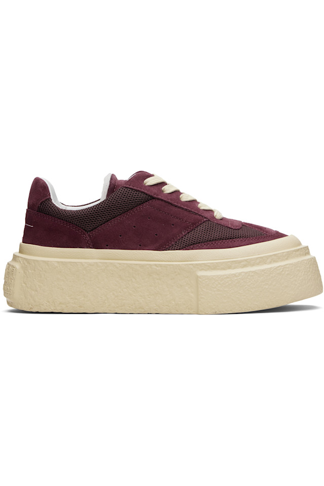Платформенные кроссовки Mm6 Maison Margiela, цвет port royale