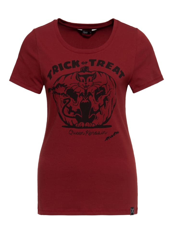 

Футболка с принтом королевы керосин Сладость или гадость в цвете терра Queen Kerosin