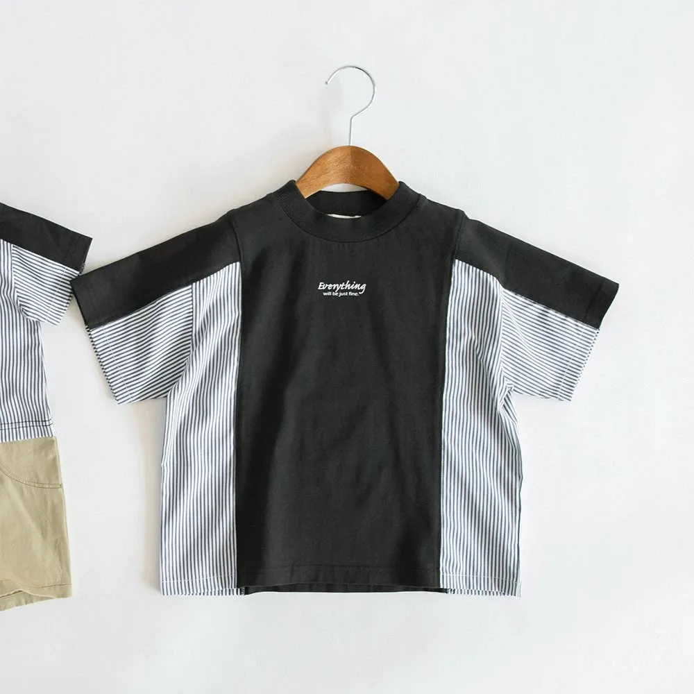 Футболка с коротким рукавом из смешанных материалов Branshes, black