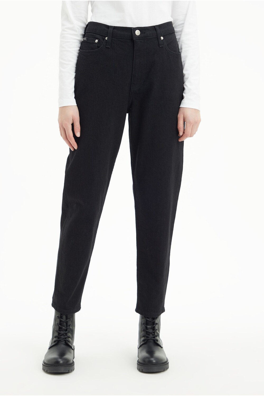 

Синие джинсы в стиле мамы Calvin Klein Jeans, синий