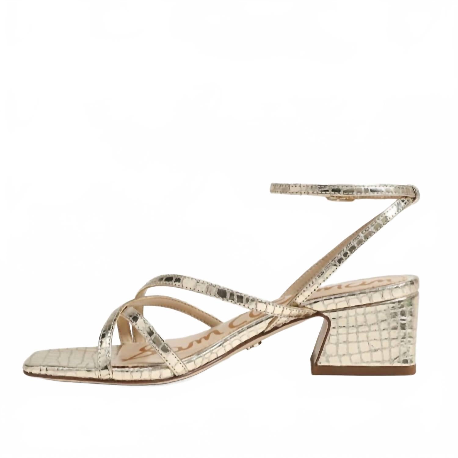 Женские мюли Whitley с сексуальной золотистой щиколоточкой Sam Edelman, золотой — фото 4