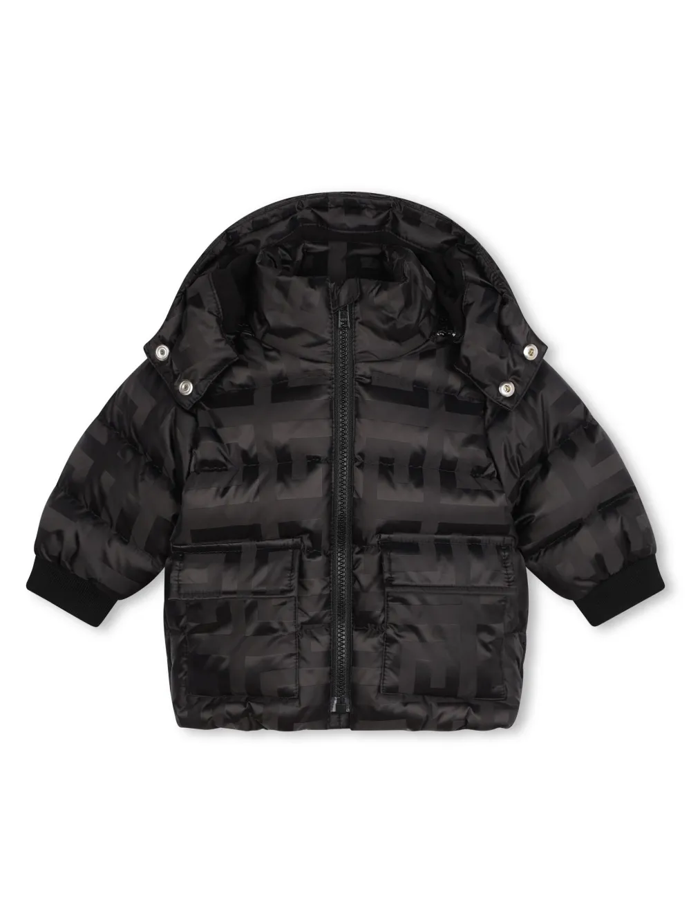 

Пуховик с логотипом Givenchy Kids, черный