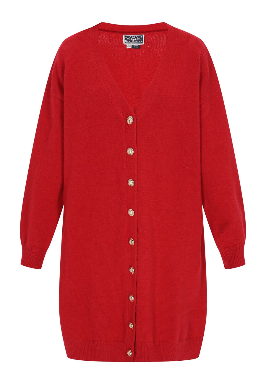 

Вязаный кардиган DreiMaster Maritim Classic Look, цвет bright red