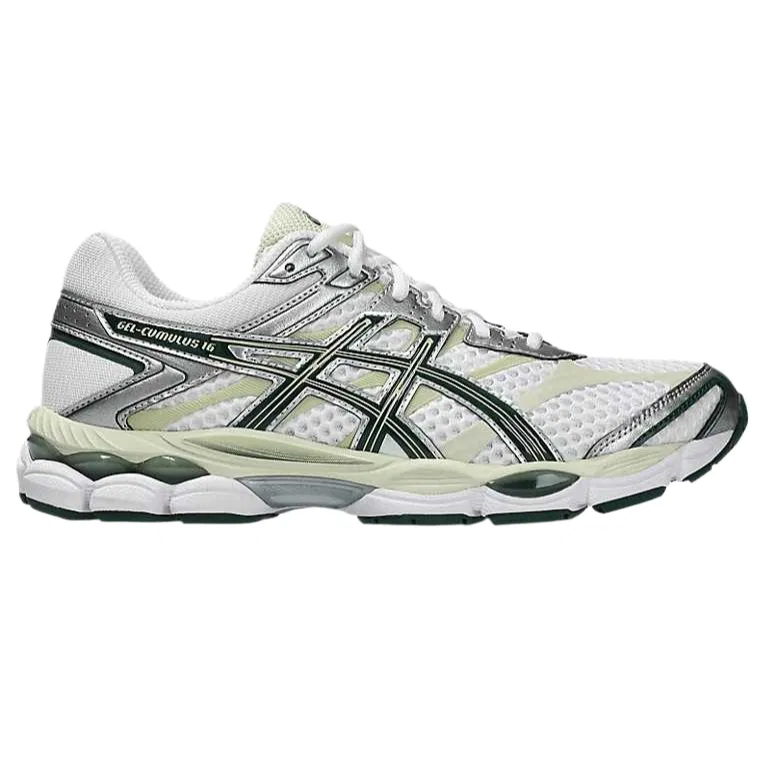 Кроссовки для тренировок ASICS Gel Cumulus 16 White/Forest Night — фото 3