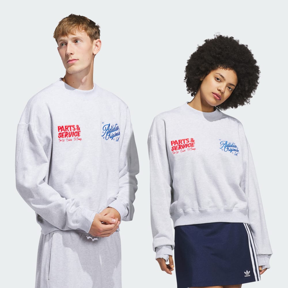 

Толстовка Adidas Santa Monica Crewneck, цвет Light Grey Heather