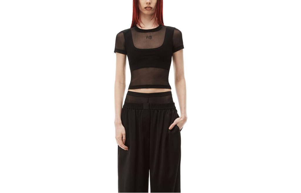 Alexander Wang Футболка женская черная — фото 3