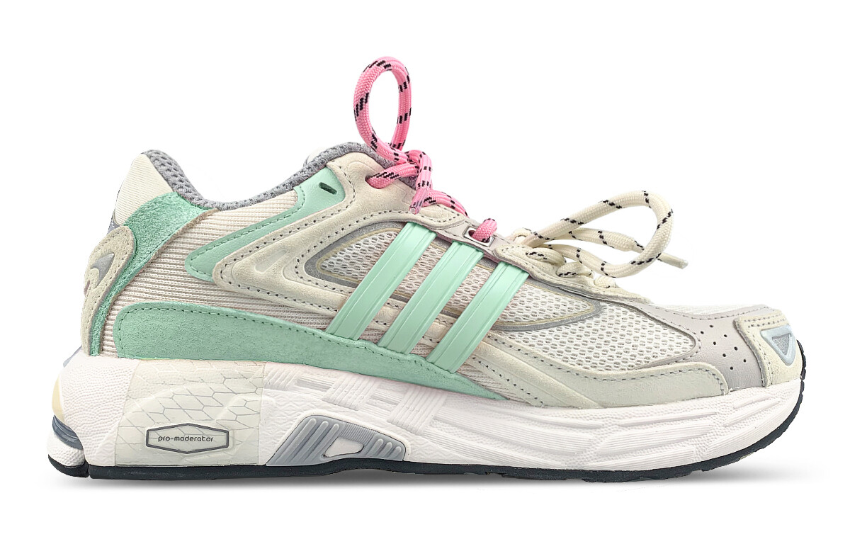 Кроссовки Response унисекс с низким верхом бежевый/зеленый/розовый Adidas Originals — фото 2