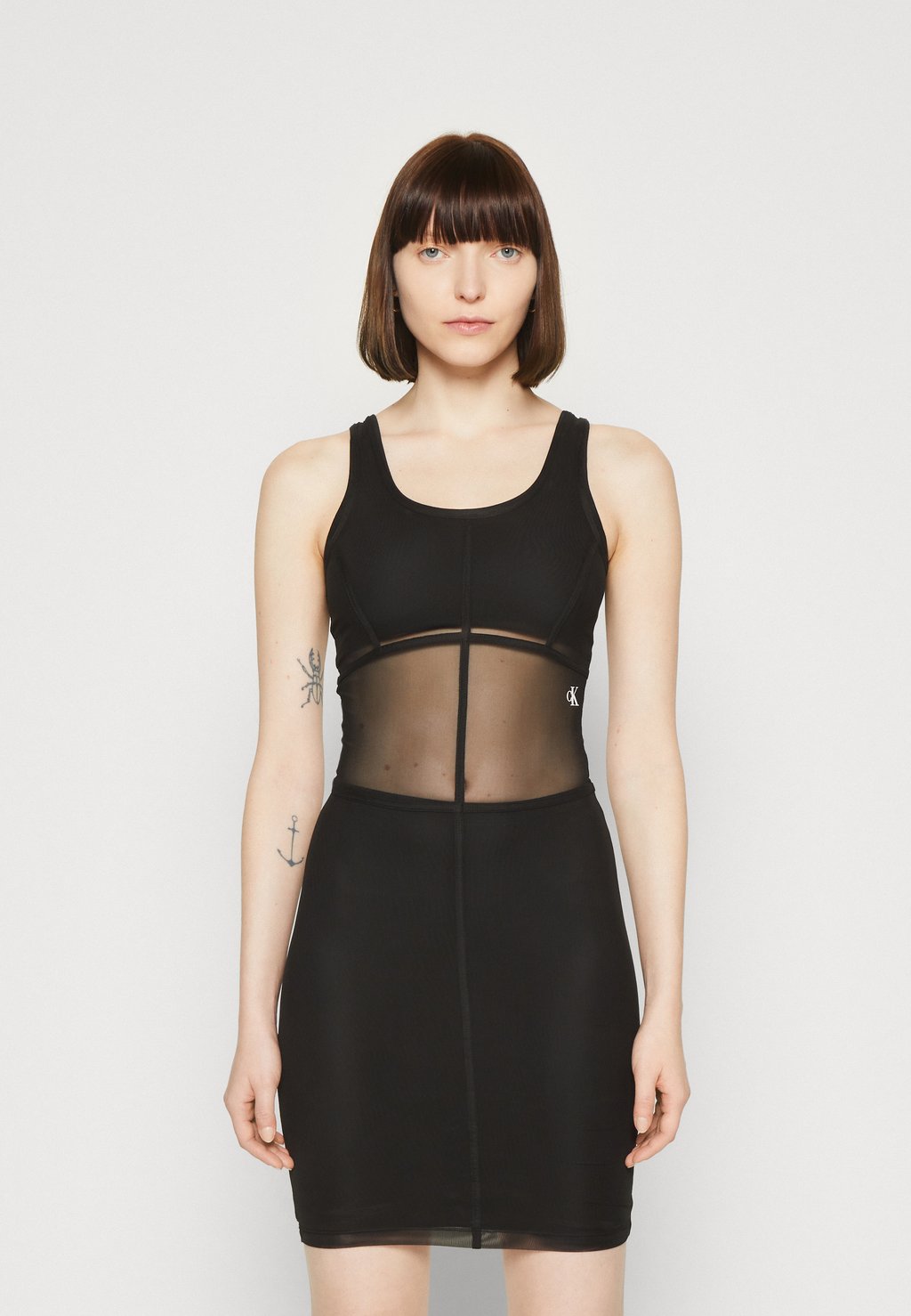 

Платье прямого кроя Tank Dress Calvin Klein, черное