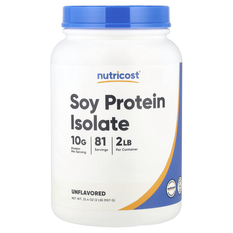 

Nutricost, изолят соевого протеина, без добавок, 907 г (2 фунта)