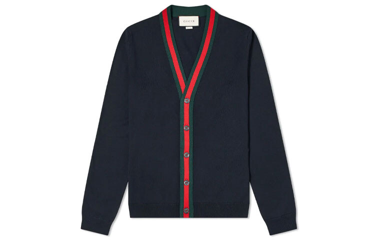 Свитер мужской GUCCI, 100% шерсть, цвет Black