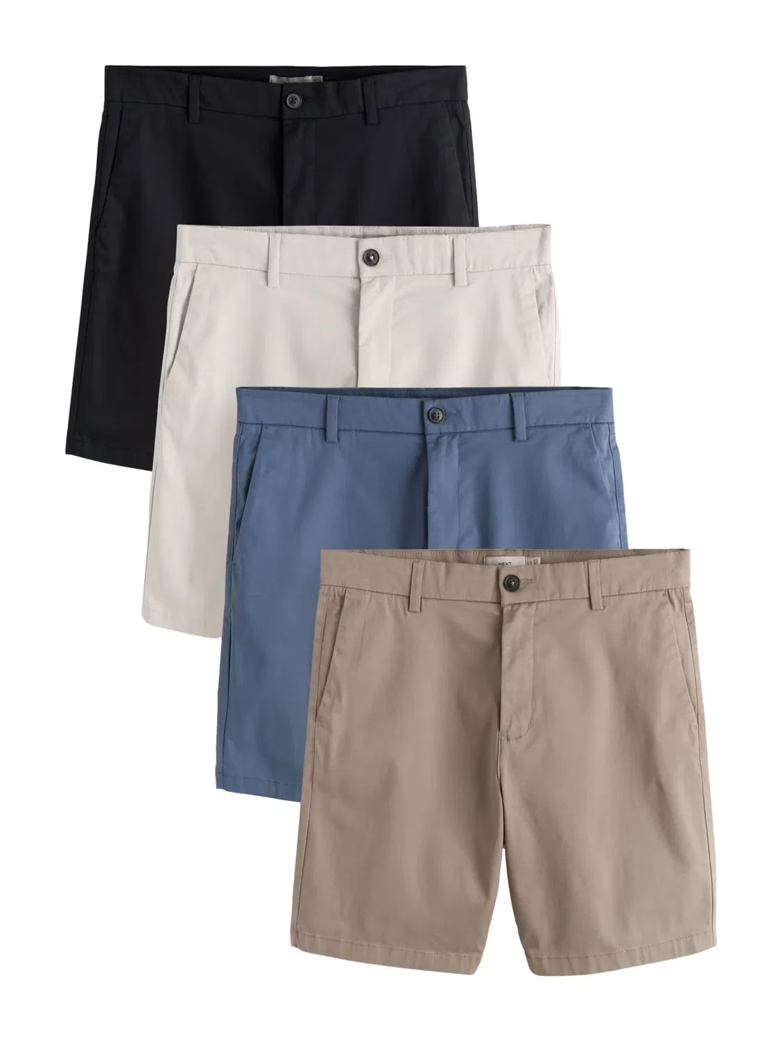 Узкие брюки-чиносы Next, Blue/Light Brown/Light Grey/Black