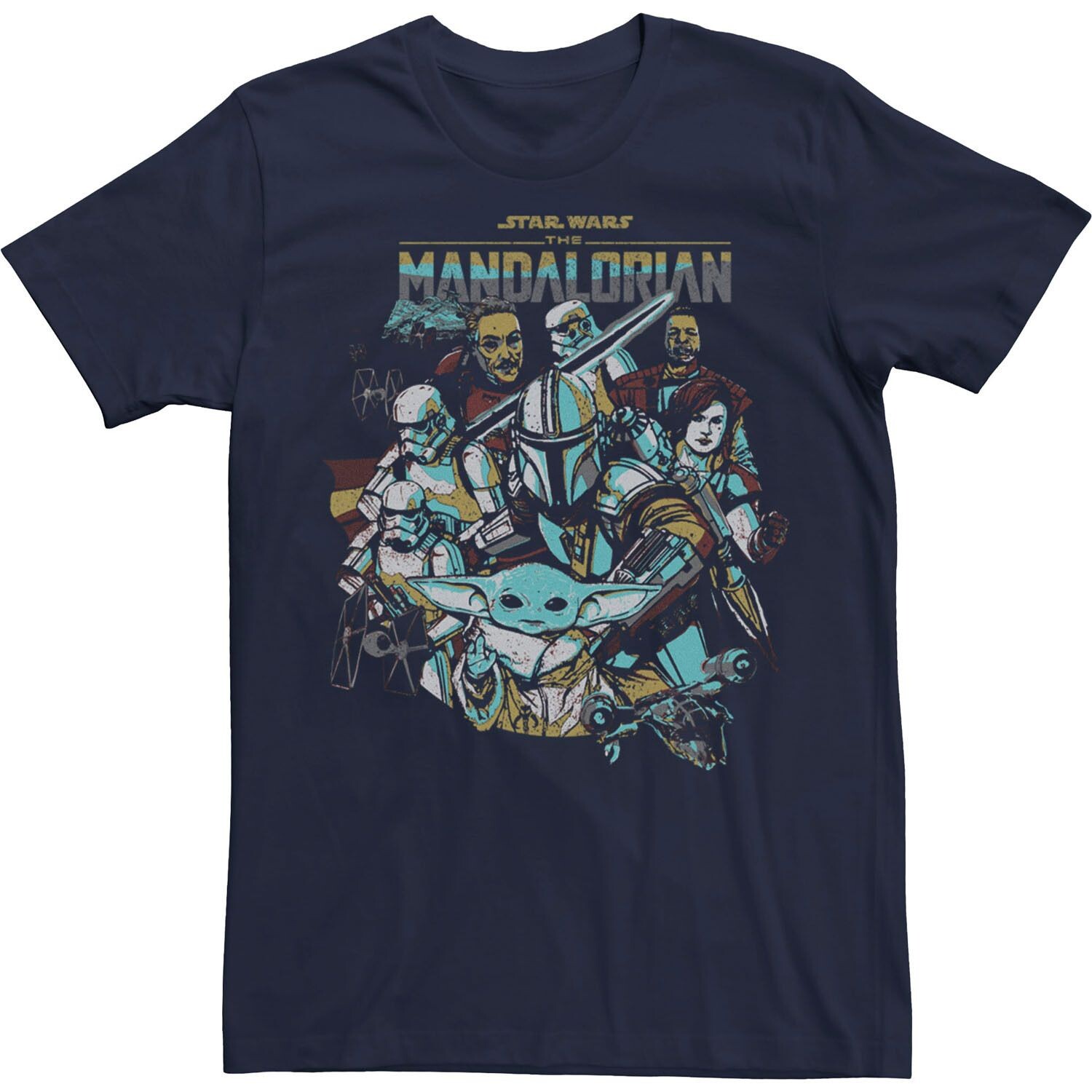 

Мужская футболка Star Wars The Mandalorian In Works Group Shot