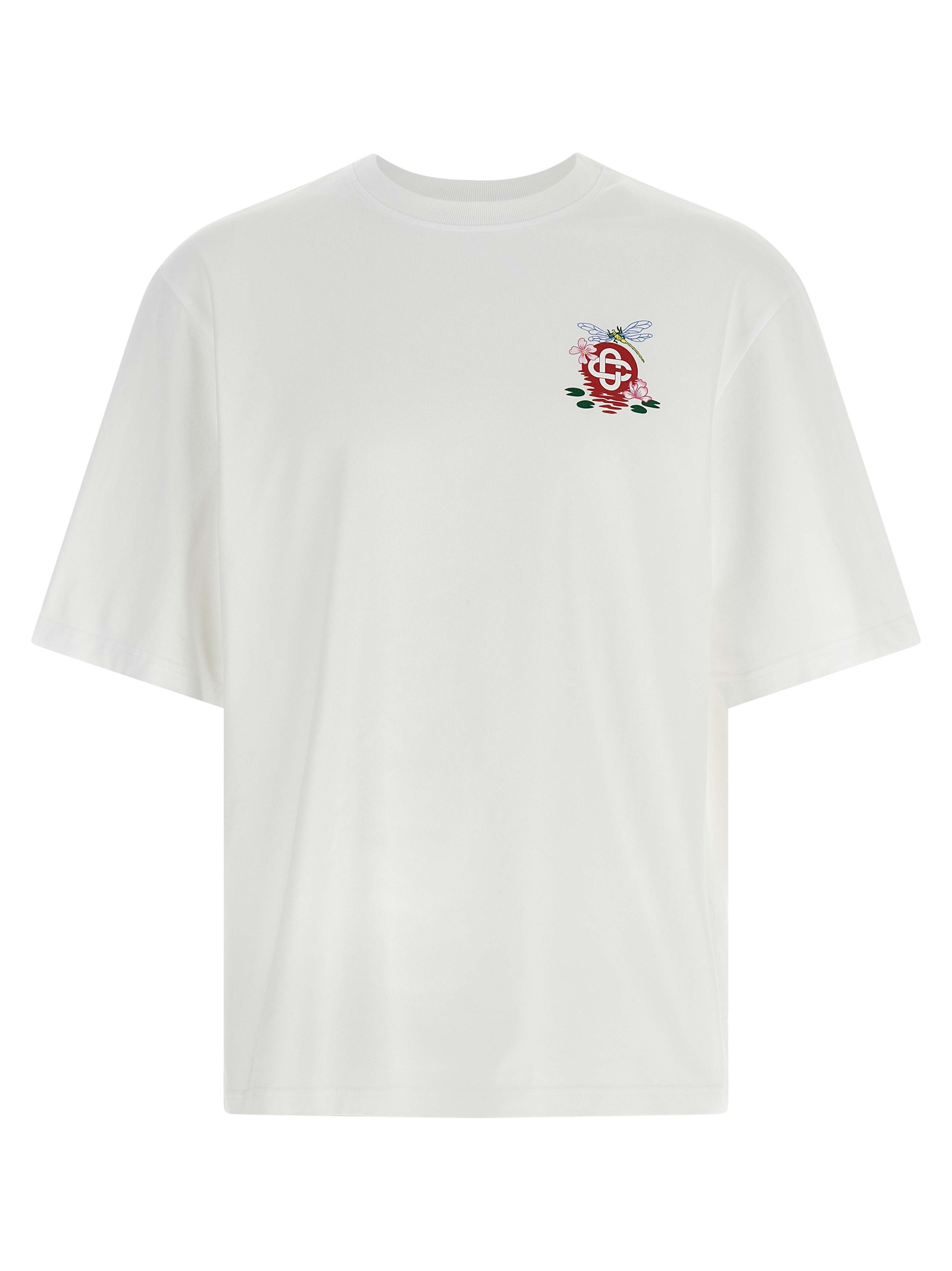 

Футболка «Стрекоза и цветы» CASABLANCA, белый