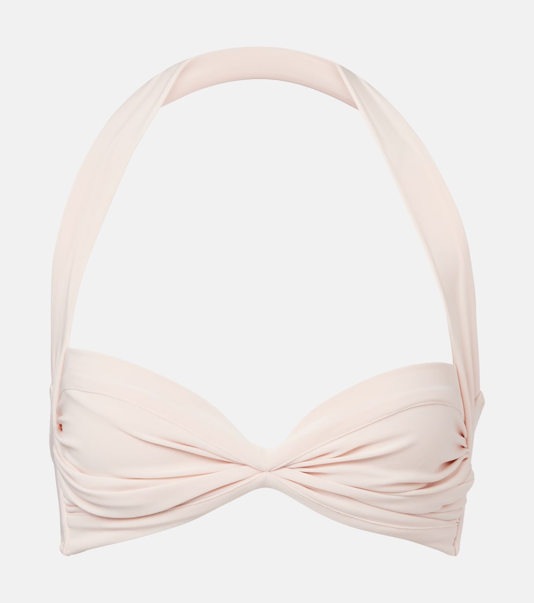 

Бикини топ с рюшами Norma Kamali, Baby Pink