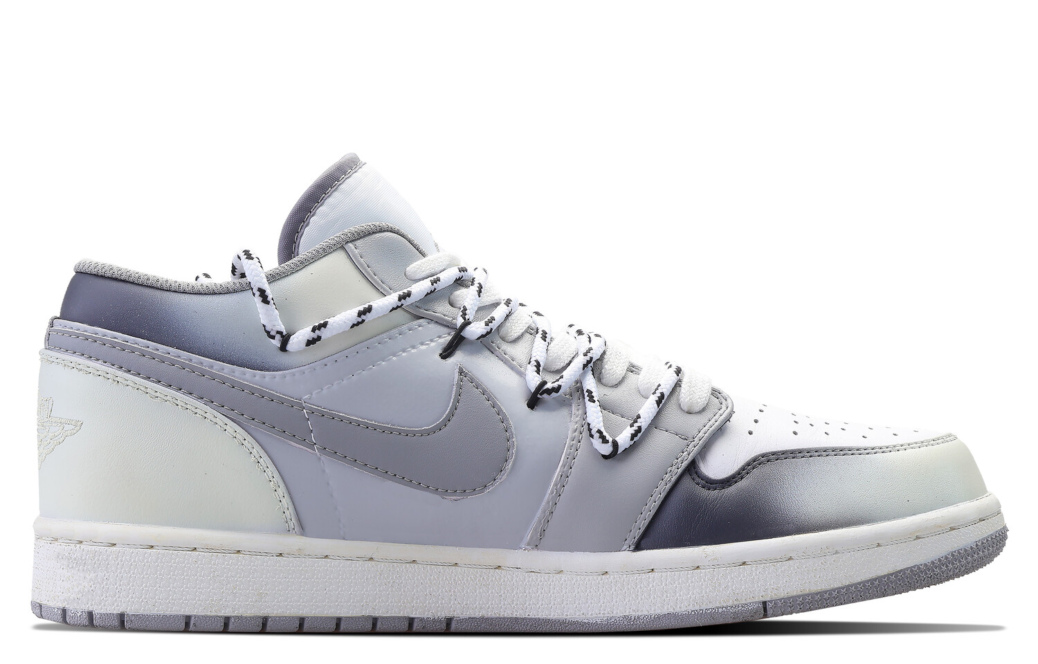 Кроссовки Air Jordan 1 Vintage Basketball Shoes Men Low-Top White — фото 2