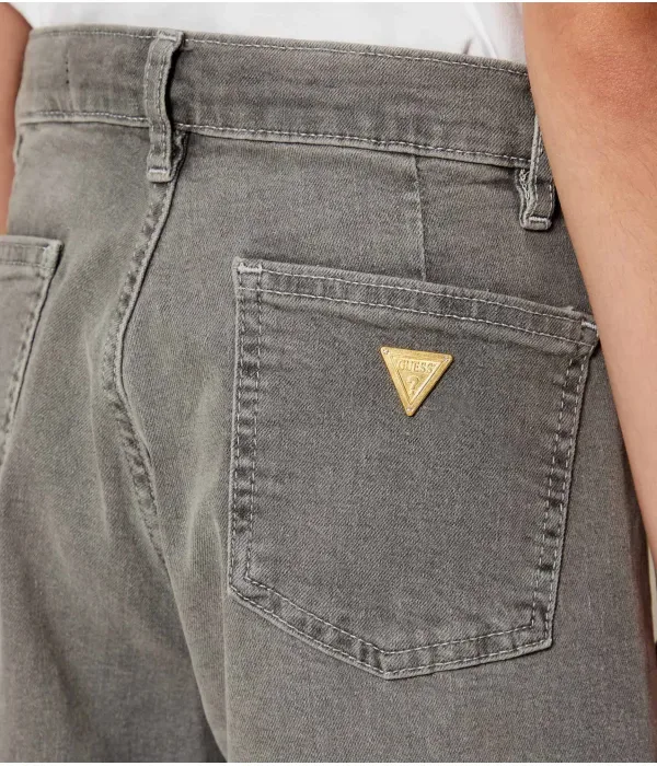 Джинсы 90-х straight fit Guess, серый — фото 4