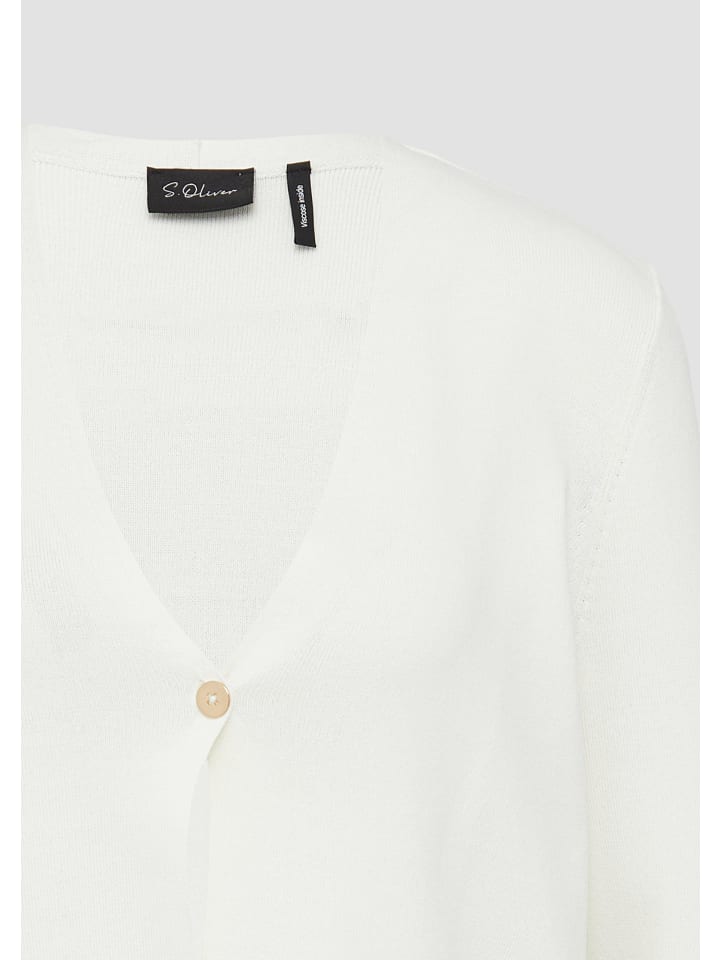 

Кардиган s.Oliver BLACK LABEL, кремовый