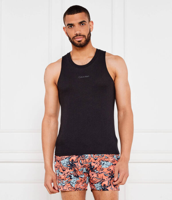 

Майка Regular fit Calvin Klein Swimwear, черный