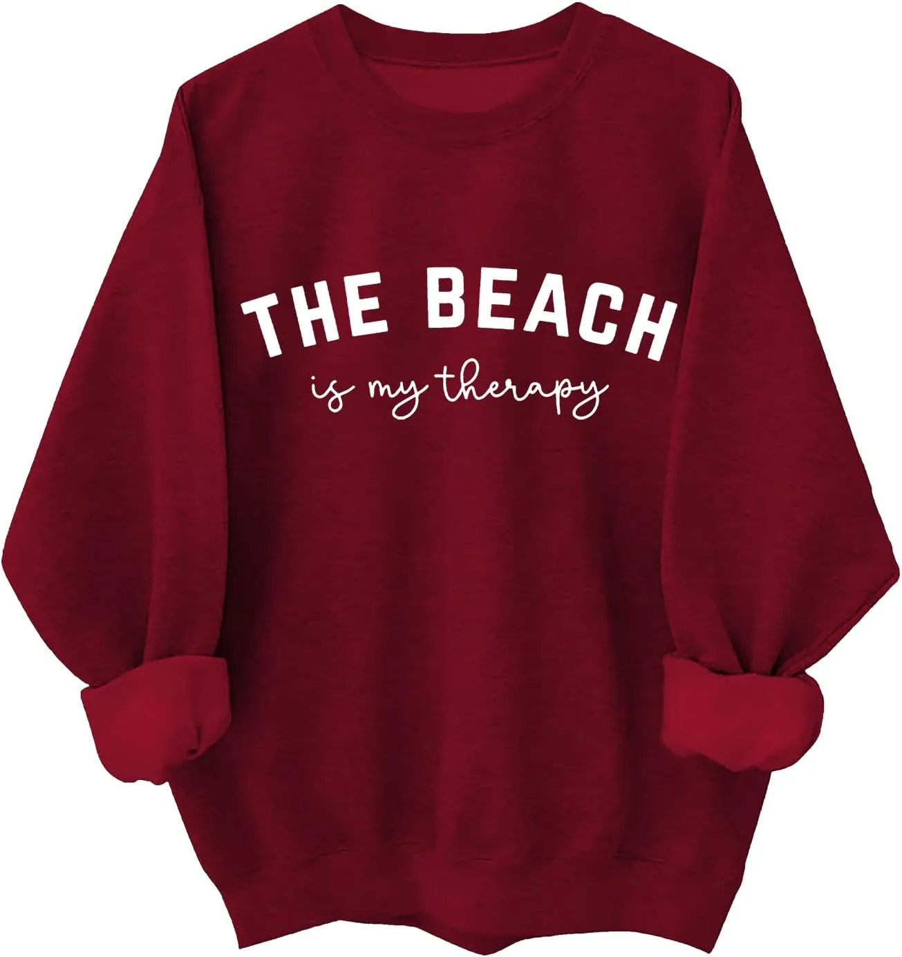 

Толстовка с принтом "The Beach Is My Therapy" Racsea