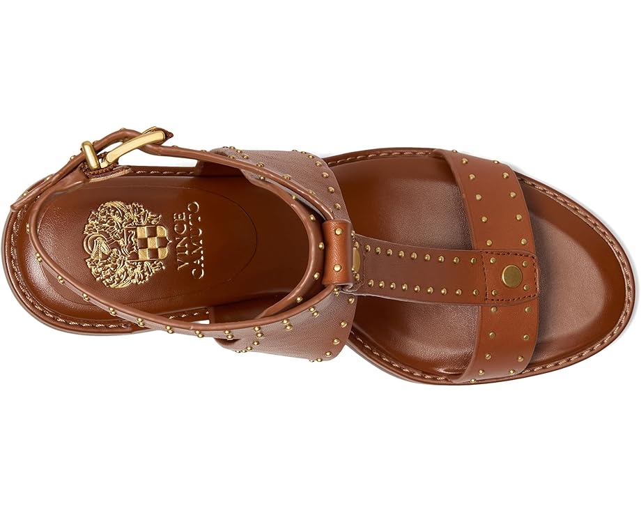 Туфли Vince Camuto Faunie Studded Cone Heel Sandals, цвет Whiskey — фото 2