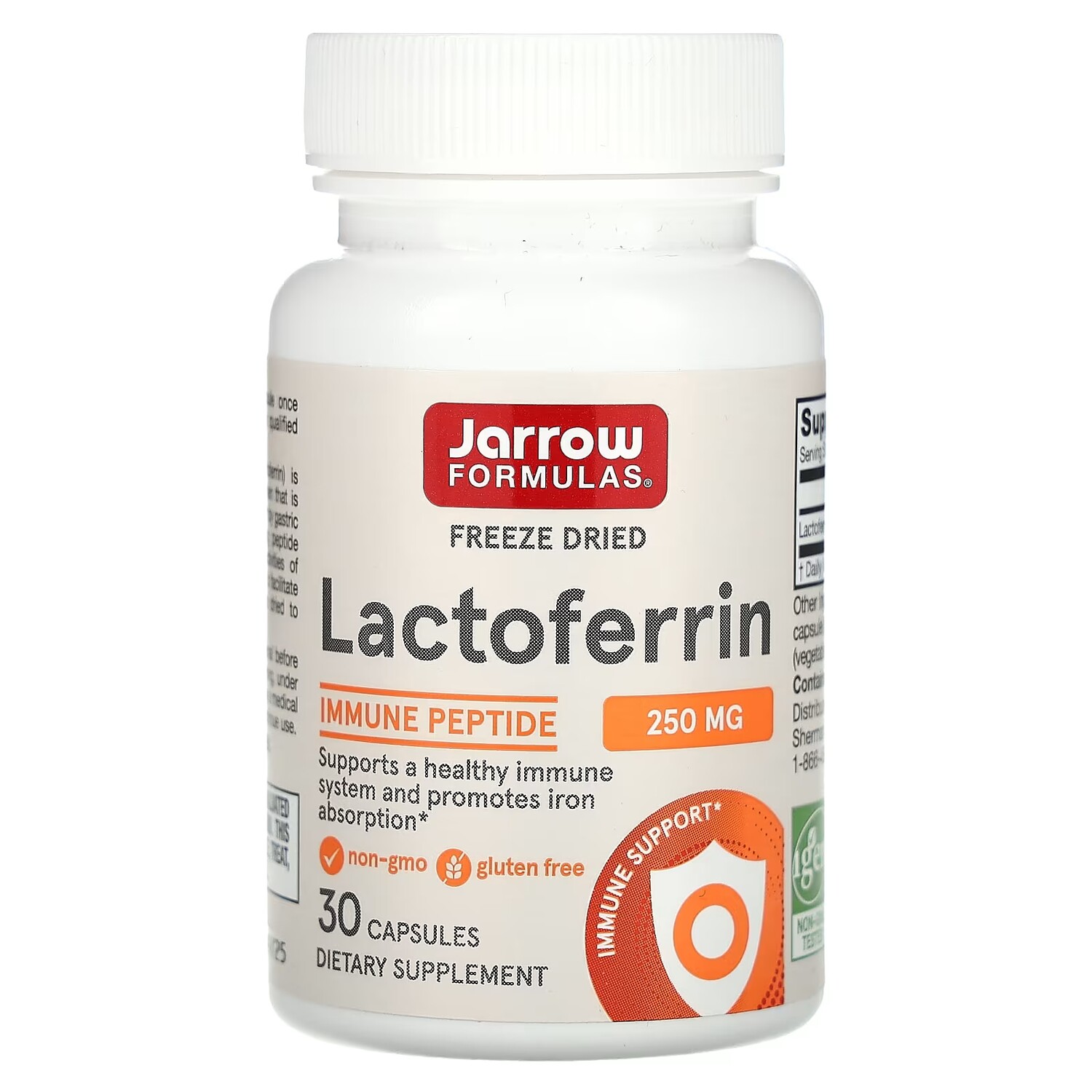 

Jarrow Formulas Лактоферрин лиофилизированный, 30 капсул