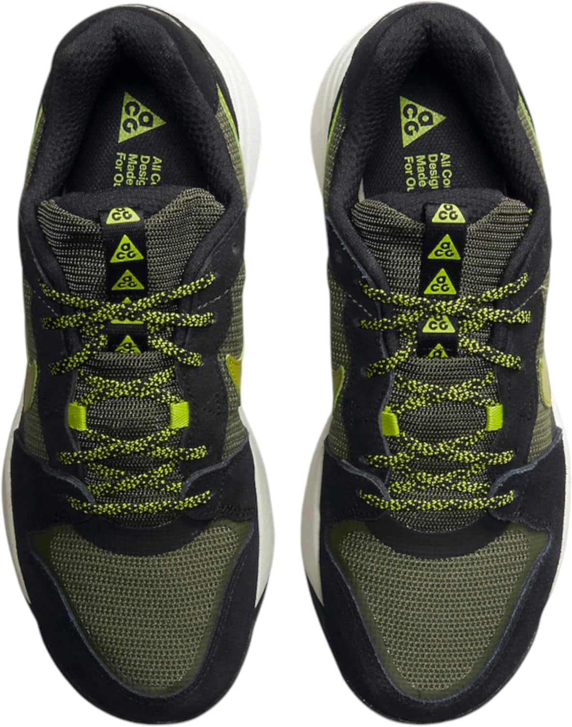 

Кроссовки NIKE - ACG LOWCATE из кожи для мужчин и женщин, Black Persimmons Silver