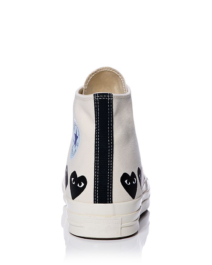 x Converse Unisex Chuck 70 Heart High Top Sneakers Comme Des Garcons PLAY, белый — фото 3