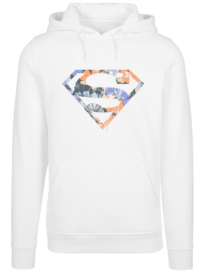 

Худи F4NT4STIC DC Comics Superman Floral Logo Superheld, белый