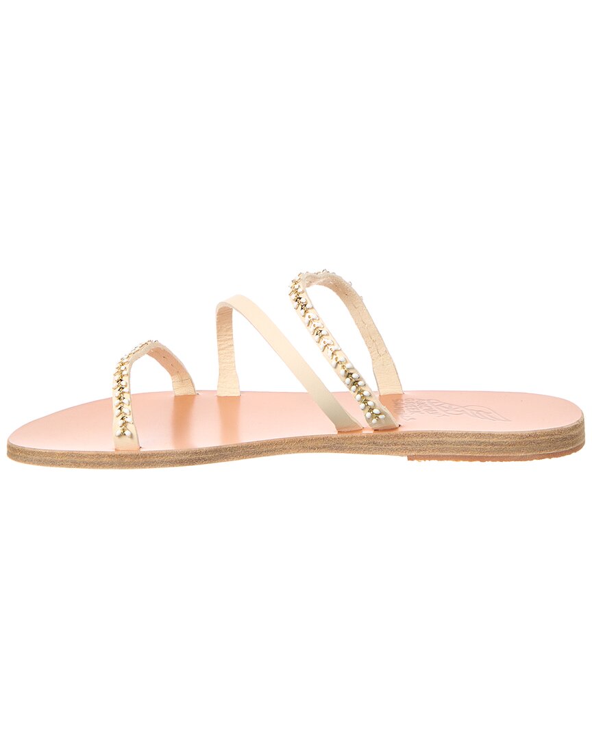 Древнегреческие сандалии Apli Polytimi Кожаные сандалии Ancient Greek Sandals, белый — фото 2