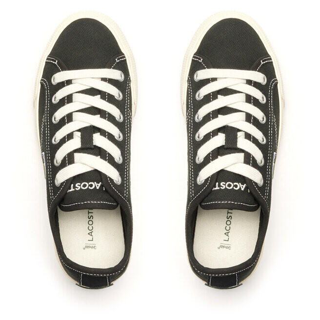 Кроссовки Lacoste Backourt 747CFA0006 Blk/Off Wht 454, черный — фото 4