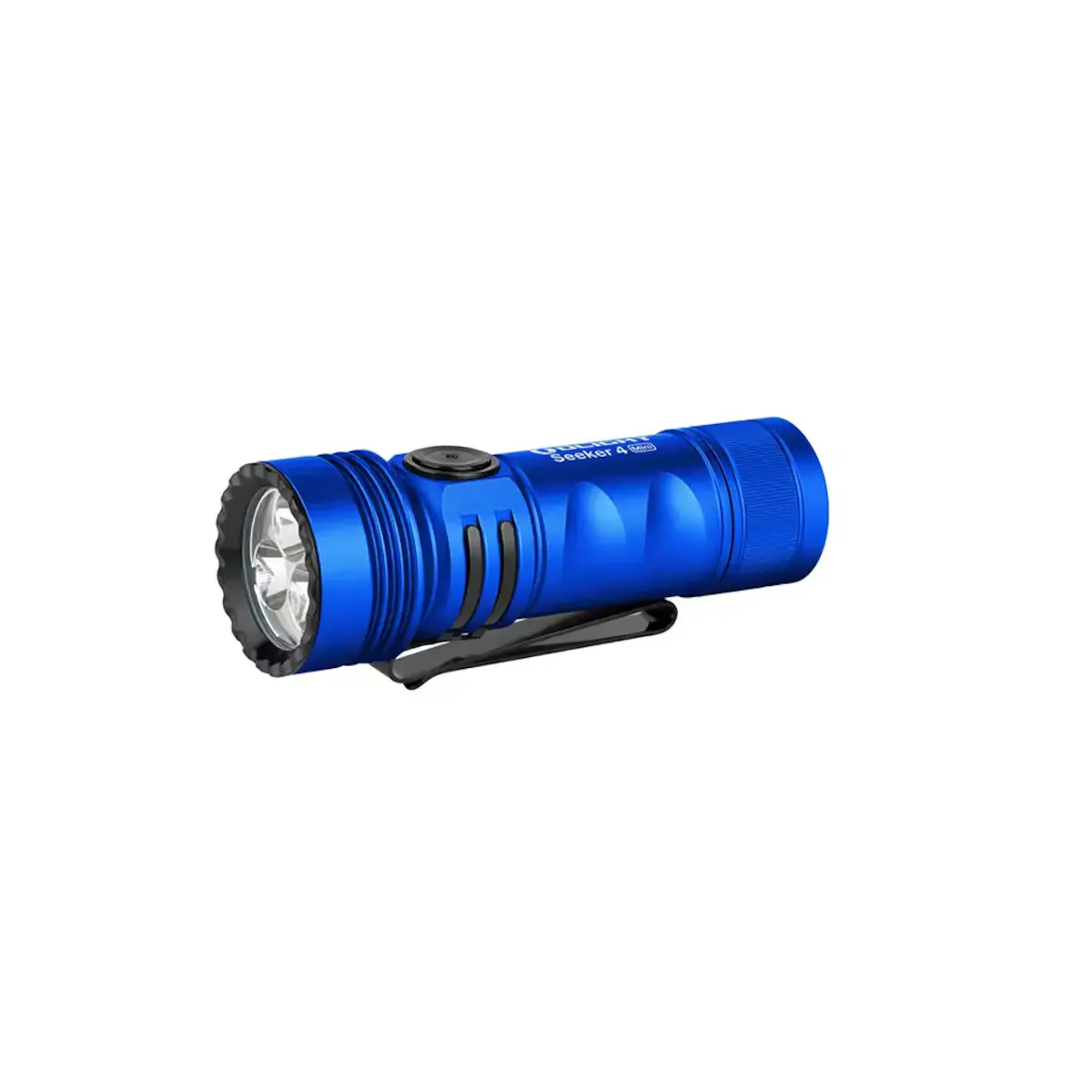 

Фонарь Seeker 4 Mini с белым светодиодом и ультрафиолетовым светом. Светло-голубой Olight, синий