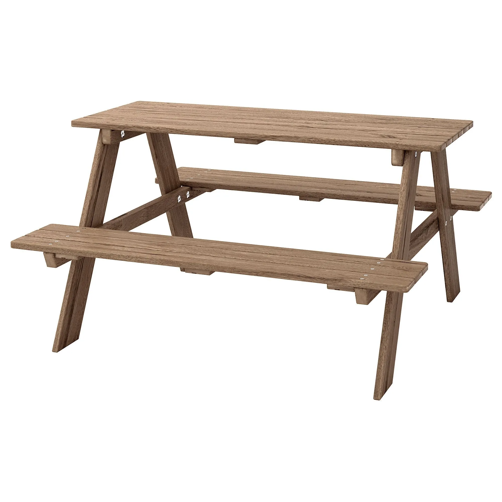 

Детский стол для пикника, серо-коричневый, 92x89x49 см, RESÖ IKEA