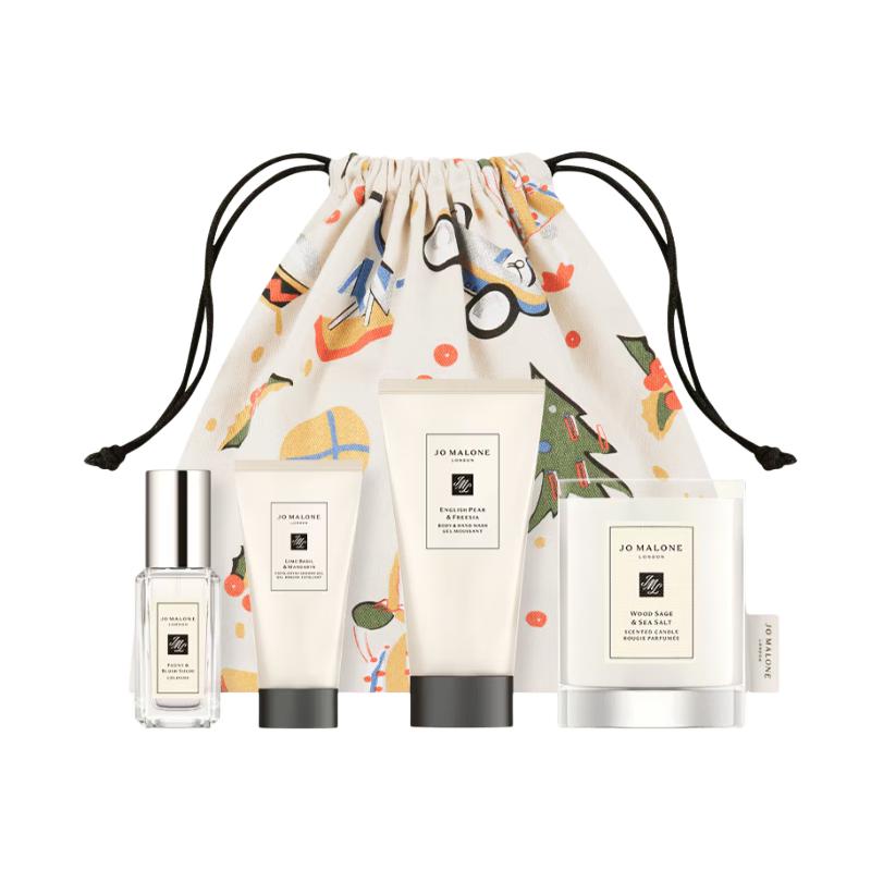 

ZUMALONG набор из четырех пробников геля для душа в стиле люкс, увлажняет и питает Jo Malone London