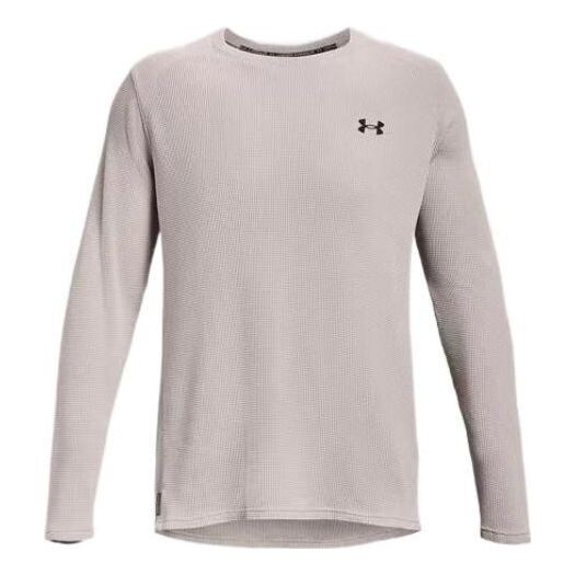 

Толстовка waffle max crew 'light grey' Under Armour, серый