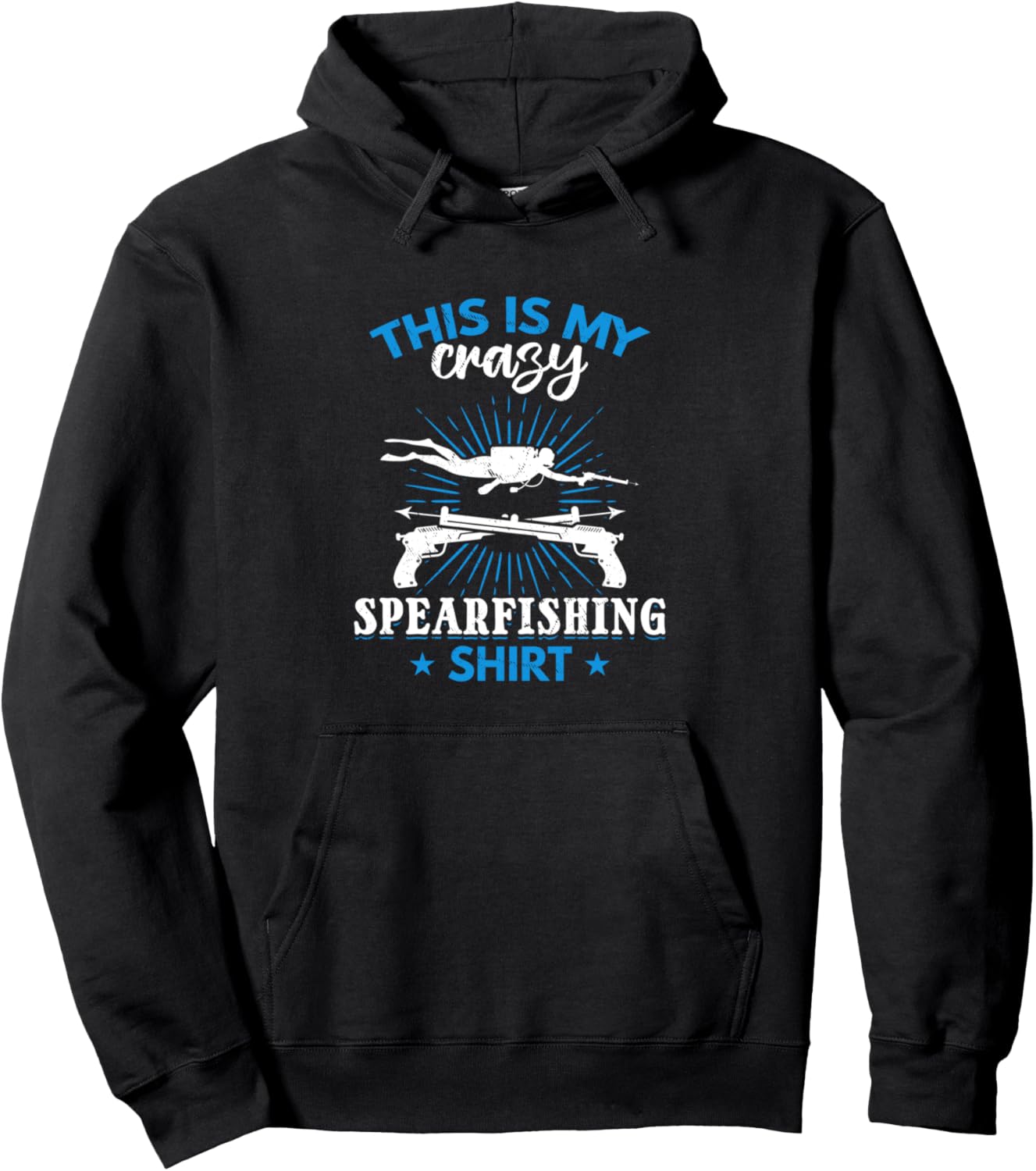 

Это моя толстовка и толстовка для подводной охоты Funny Spearfishing Freediving, черный