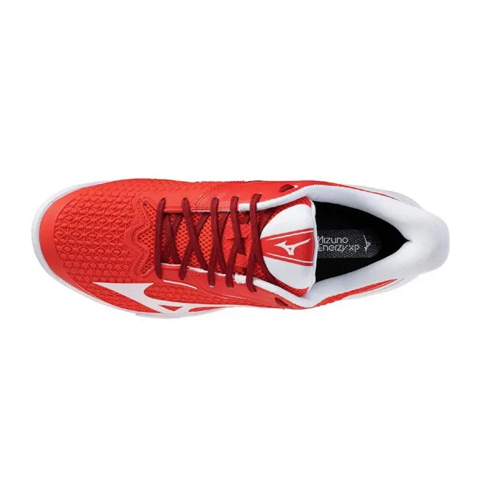 Унисекс кроссовки для тенниса «Wave Exceed Tour 7 OC» от Mizuno, Red X White (62) — фото 4