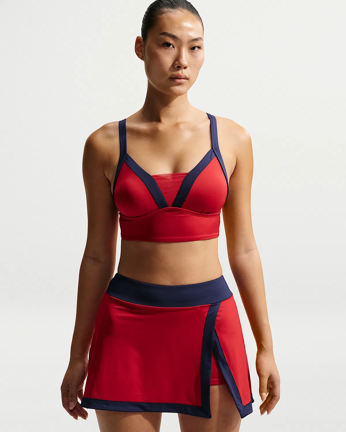 Женский купальник Midkini Nike Swim, Gym Red