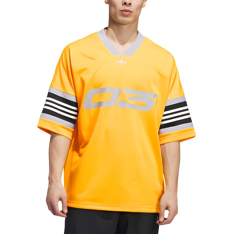 Футболка унисекс темно-желтая Adidas FW24 — фото 4
