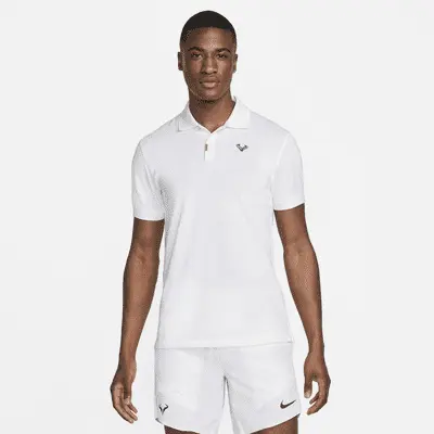

Футболка Nike The Polo Rafa, белый/черный