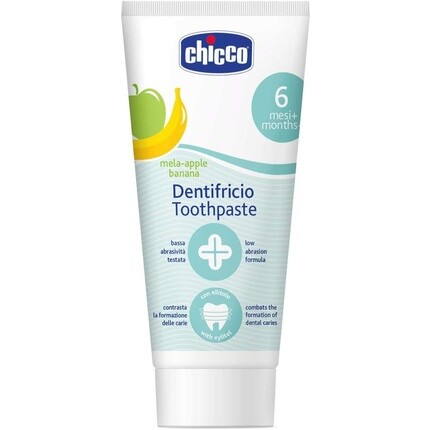 

Зубная паста Chicco со вкусом яблока и банана 50 мл