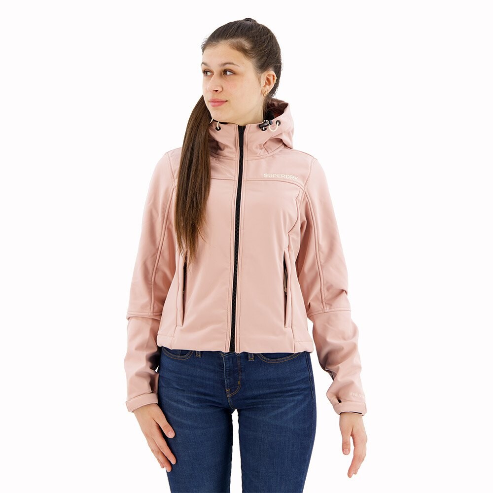 

Куртка Superdry Soft Shell Trekker, розовый