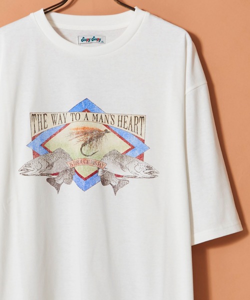 

Revo. Футболка с графическим принтом Revo, винтажная, белая