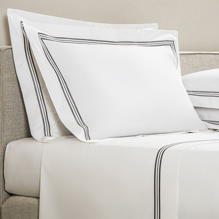 

Постельное белье Frette Triplo, размер King, серый