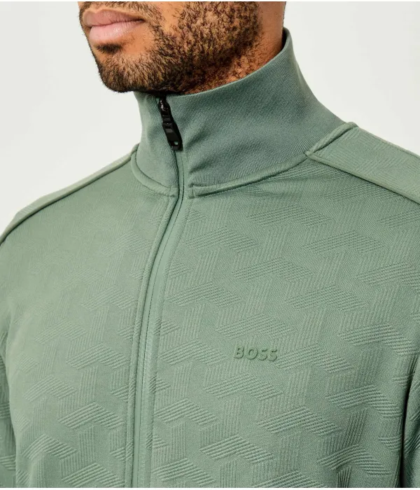 Sw_Mirror fz толстовка Regular fit Boss Green, зеленый — фото 4
