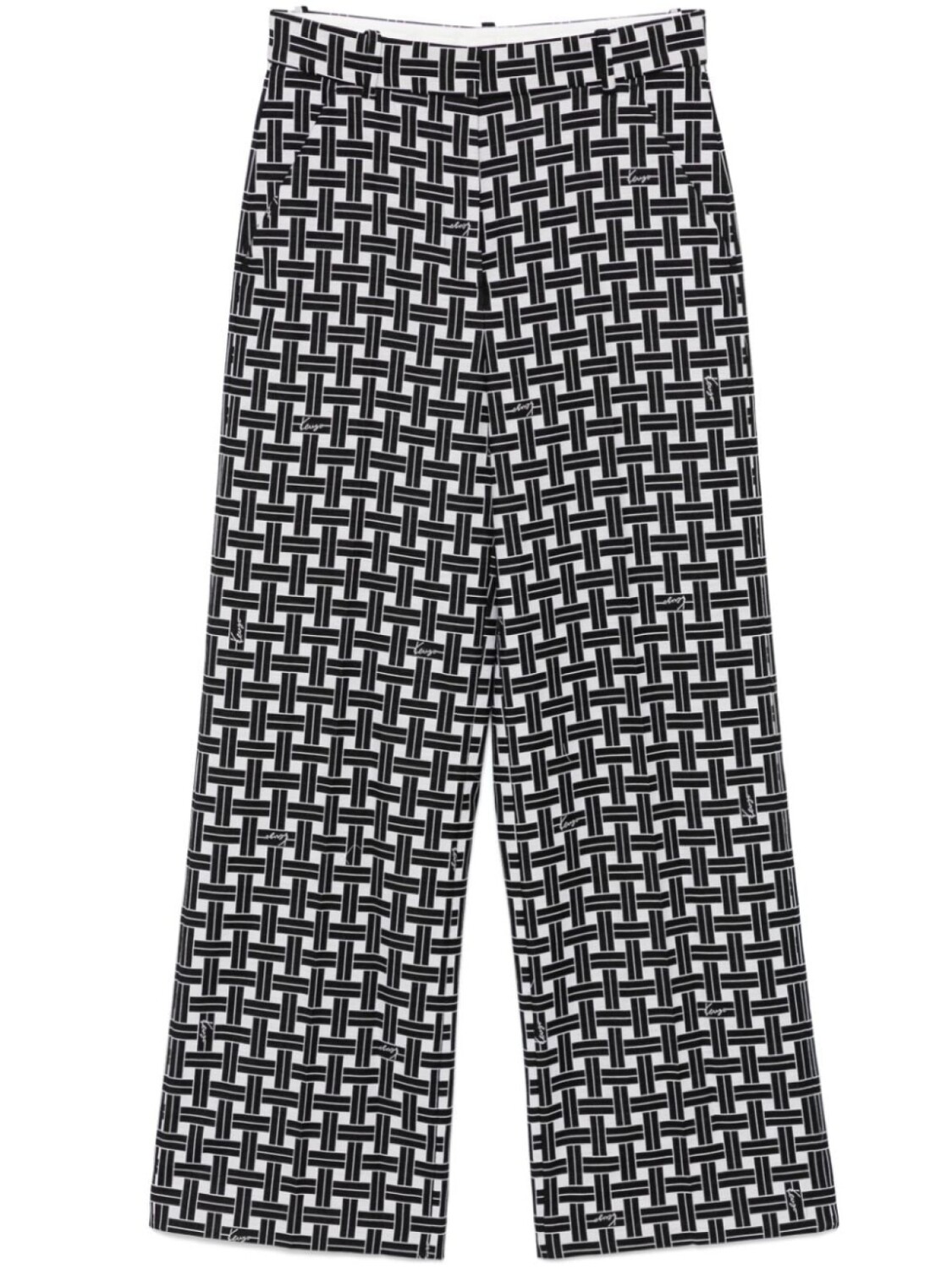 

Kenzo брюки Weave, белый
