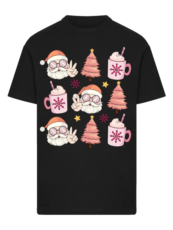 

Футболка Хиппи Санта с изображением рождественской елки цвета какао, черная F4NT4STIC, Черный, Футболка Хиппи Санта с изображением рождественской елки цвета какао, черная F4NT4STIC