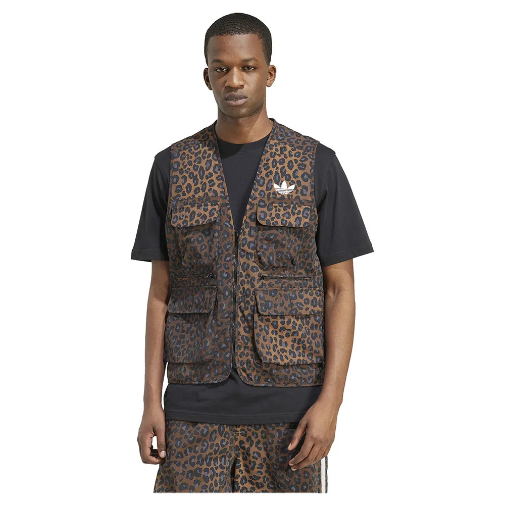 

Жилет adidas Originals Leo Regular, коричневый