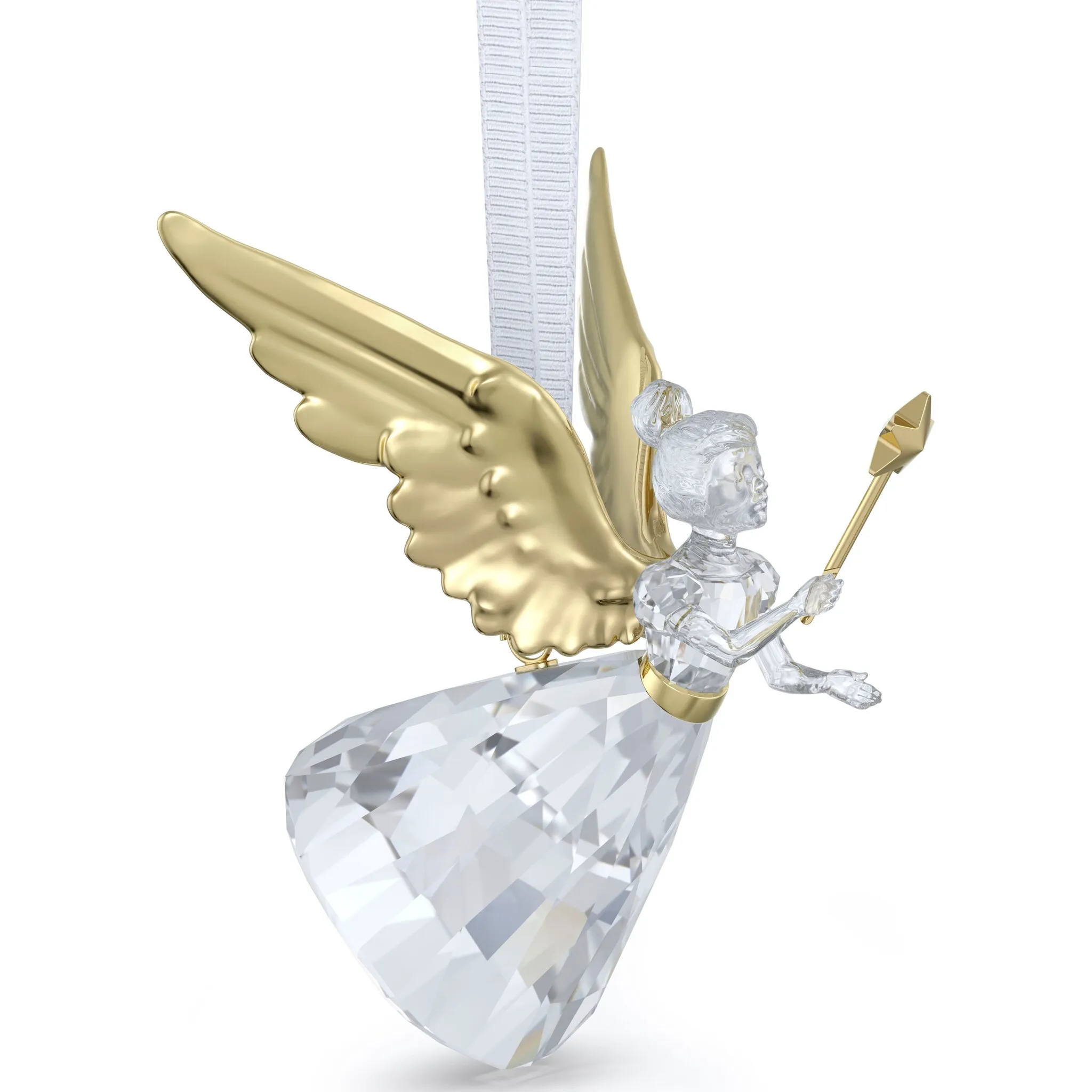 

Декоративная вешалка Swarovski «ORNAMENT ANGEL, angel, 5657008», (1 шт.), кристалл Swarovski, цвет kristallweiß-goldfarben-weiß