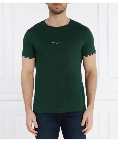 

Футболка Slim fit Tommy Hilfiger, зеленый