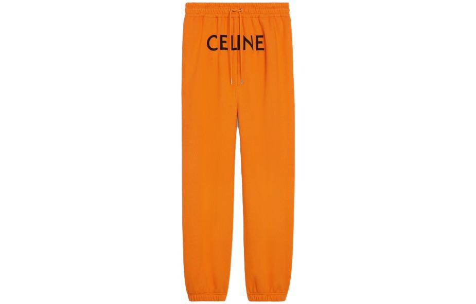 

Трикотажные спортивные штаны мужские оранжевые Celine, оранжевый